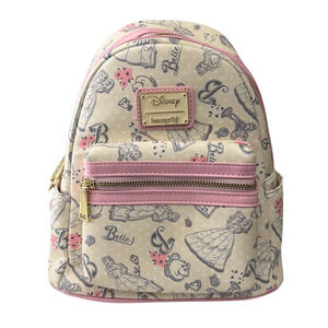 Loungefly Disney Parks Beauty And The Beast Mini Backpack AUTHENTIC  NWT 🇺🇸